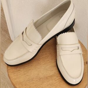 Marc Fisher Cream Loafers